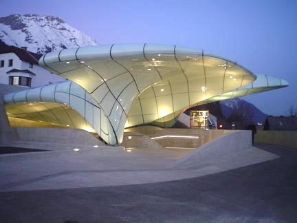 Hafelekar, 'Norpark Rail Station', Zaha Hadid, Innsbruck, Austria. 2004-2007